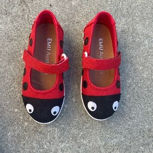 New girls lady bug mary janes